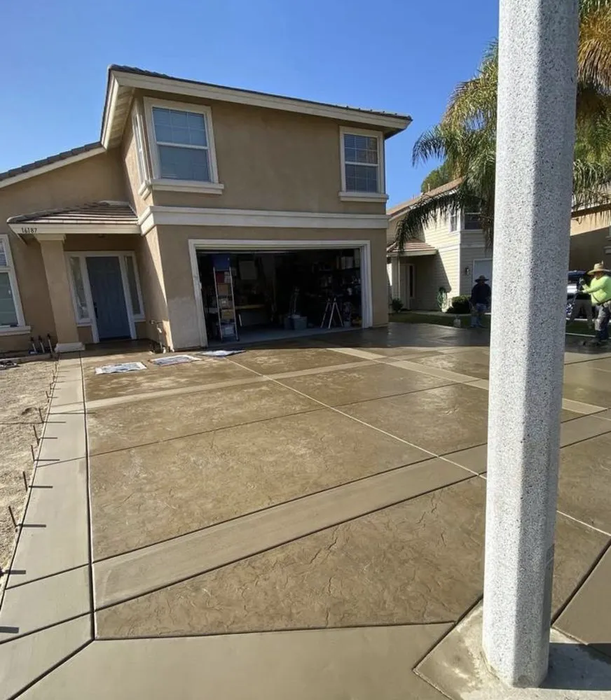 Professional landscape design with custom design across Fontana, CA - Concrete Golden State