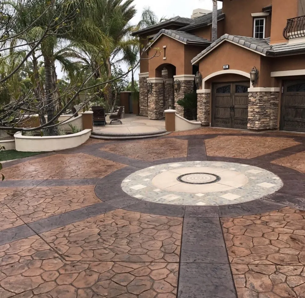 Custom lawn mowing service for residential properties in Fontana, CA by Concrete Golden State