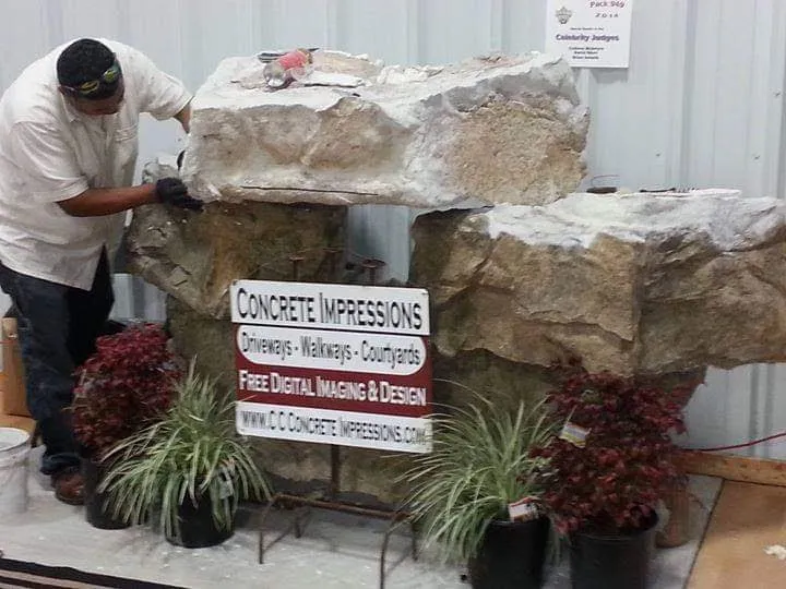 Local landscape design with custom design in Corpus Christi, TX by Concrete Impressions Texas