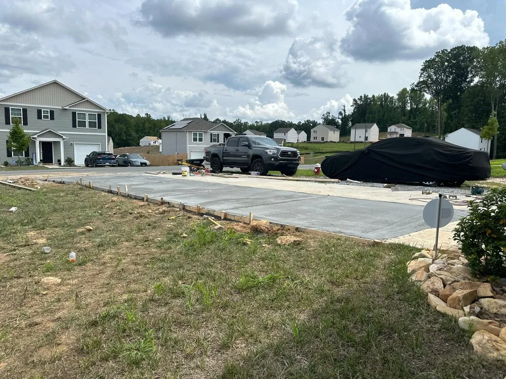 Top-rated lawn mowing service in Asheboro, NC by Concrete J & R Service's