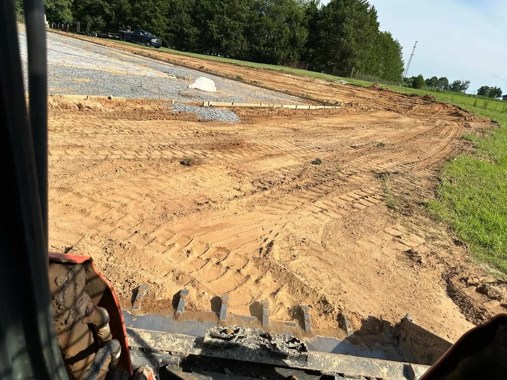 Reliable yard cleanup service with custom design in Asheboro, NC by Concrete J & R Service's