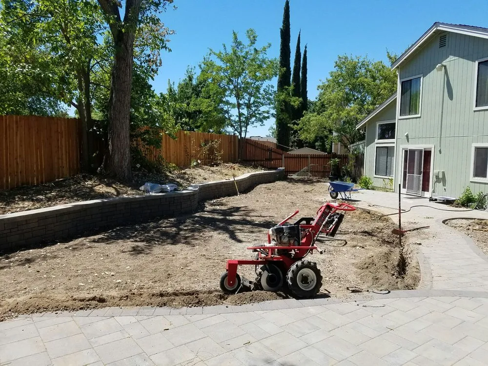 Expert residential landscaping with custom design in Rancho Cordova, CA by Concrete Landscape Services