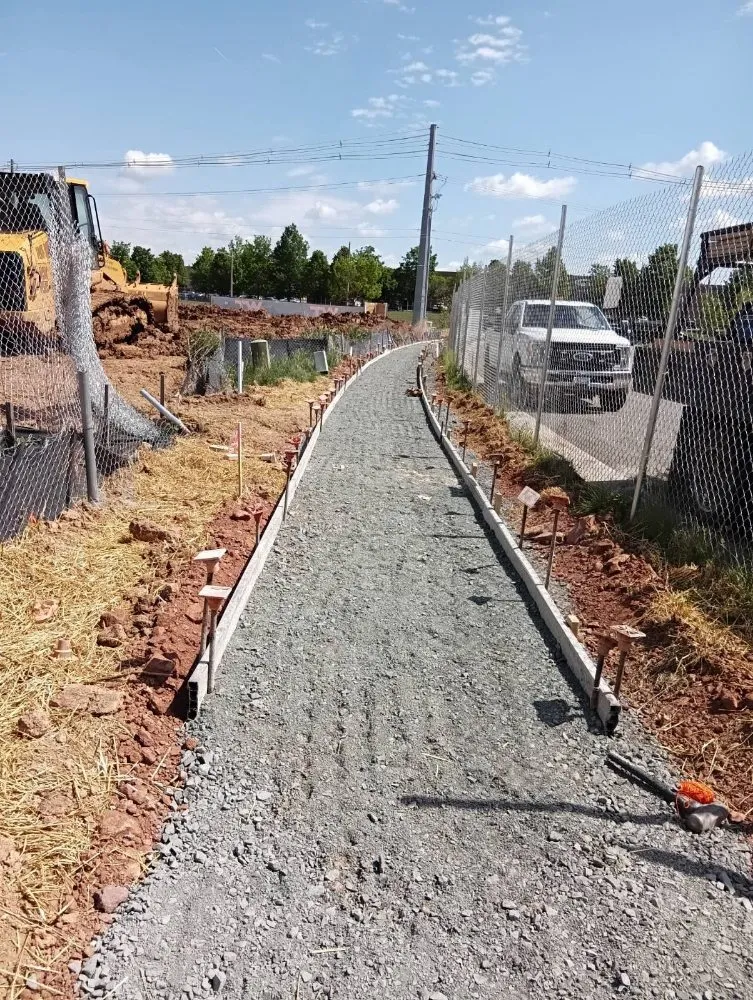 Affordable residential landscaping with custom design in Manassas Park, VA by Concrete Patios and Driveways