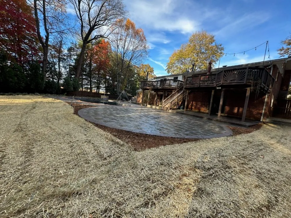 Custom landscape design in Manassas Park, VA - Concrete Patios and Driveways
