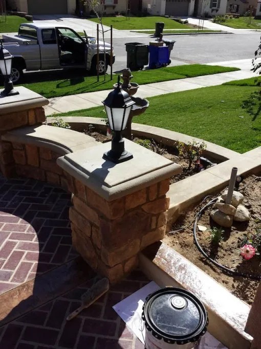 Professional outdoor landscaping in Fontana, CA - Concrete World