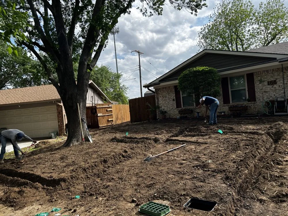 Trusted lawn mowing service for homes in Lewisville, TX by Conejo Irrigation & Landscape