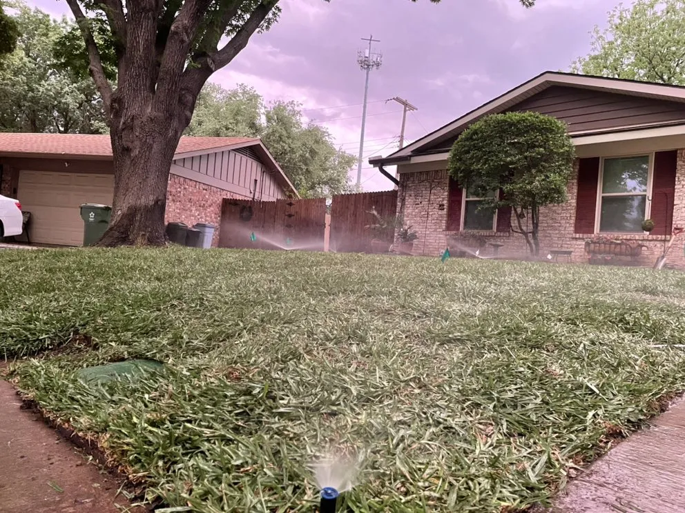 Custom landscape installation for year-round maintenance in Lewisville, TX by Conejo Irrigation & Landscape