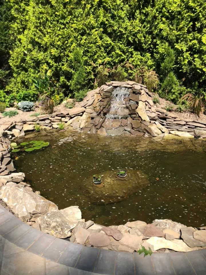 Custom lawn mowing service with custom design across Sayville, NY - Confer Haase Landscaping