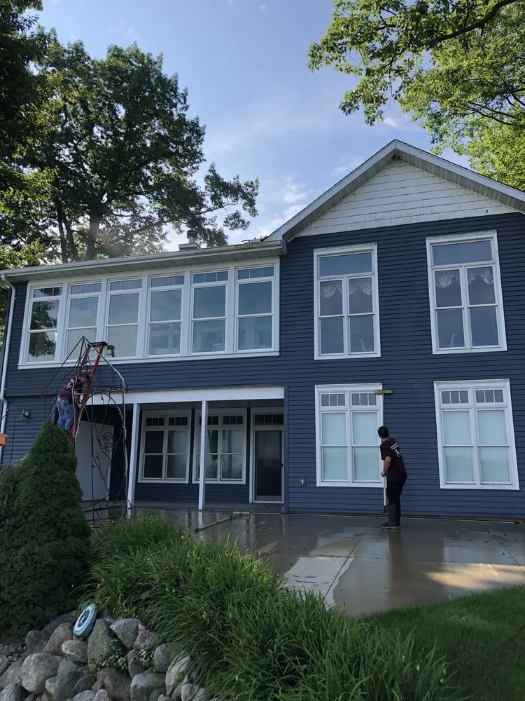 Expert yard cleanup service with custom design in Farwell, MI by Conlay's Power Washing
