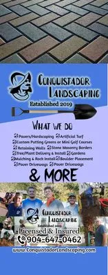 Conquistador Landscaping Logo