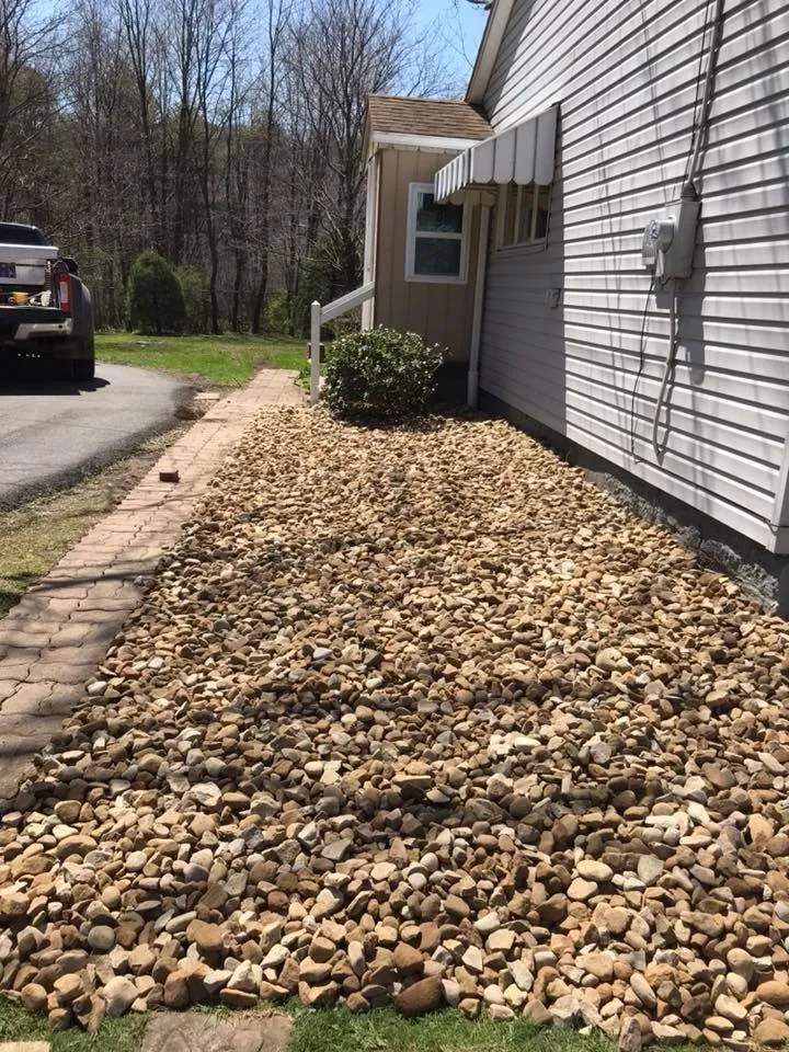 Custom residential landscaping for homes in Burgettstown, PA by Conrad's Outdoor Solutions