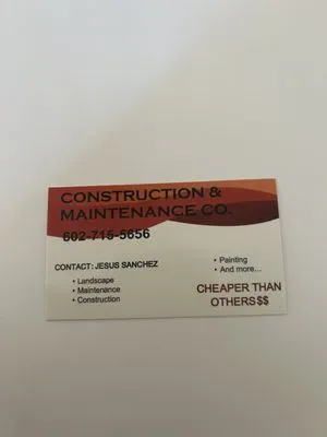 Construction and Maintenance Logo
