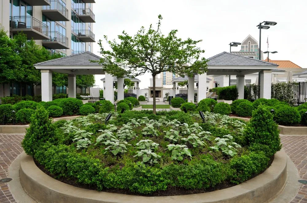 Custom lawn mowing service with custom design across Atlanta, GA - Construction Management Atlanta