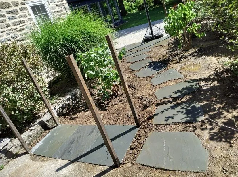 Professional landscape installation in Philadelphia, PA by Construction X