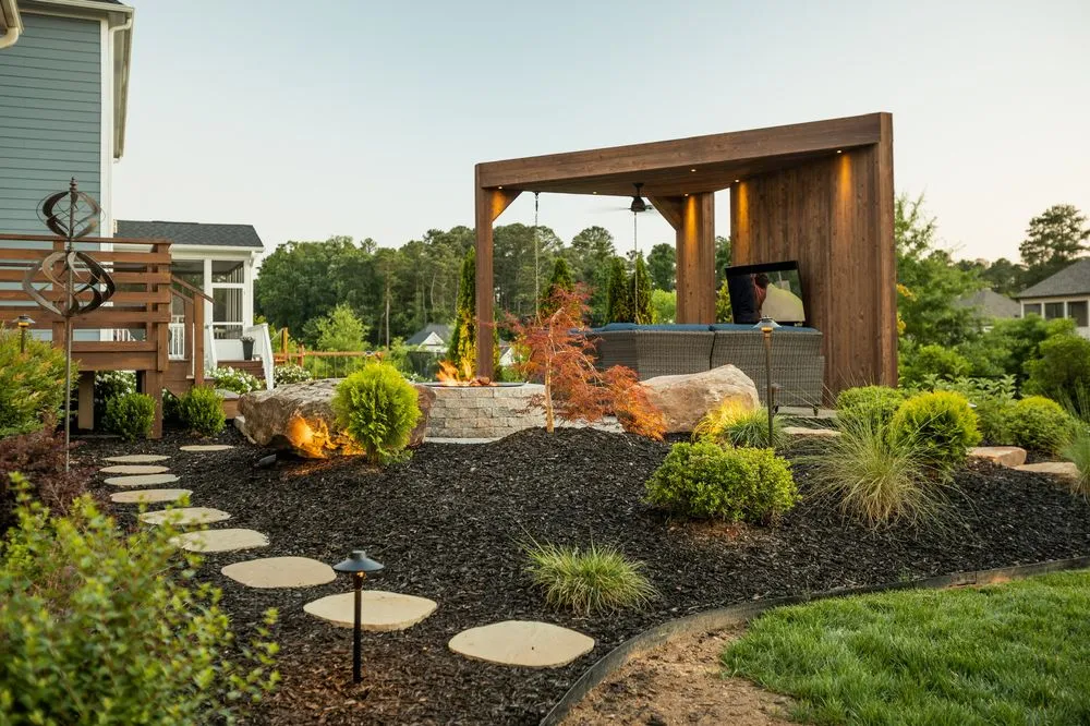 Expert landscape installation in Raleigh, NC by Constructive Design Group