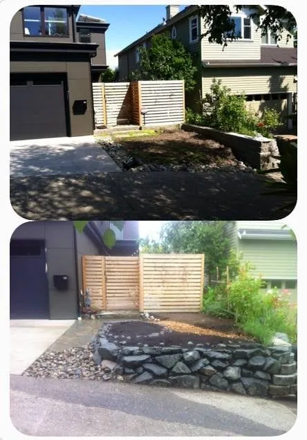 Local garden landscaping with custom design in Seattle, WA by Contemporary Homestead