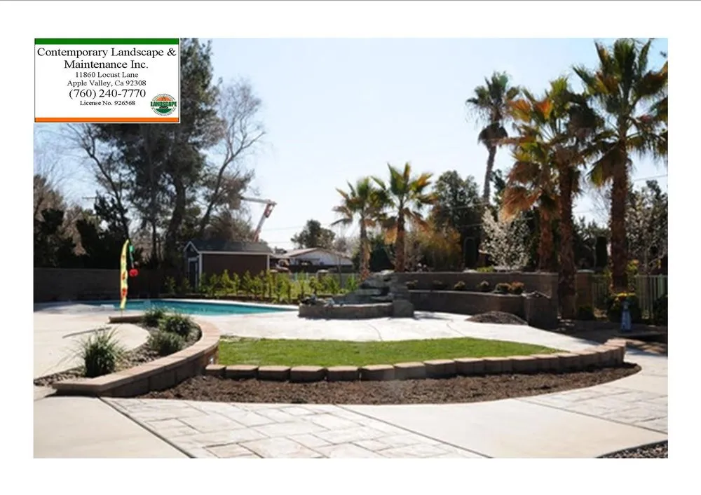 Reliable residential landscaping in Apple Valley, CA by Contemporary Landscape & Maintenance