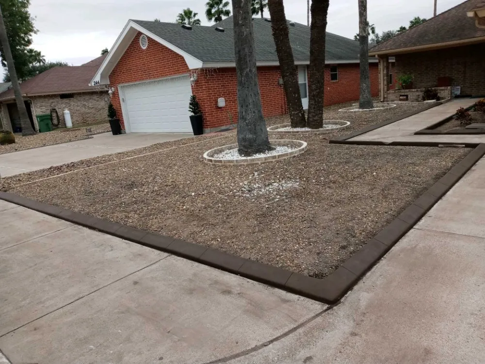Expert lawn mowing service for outdoor upgrades across McAllen, TX - Contour Curbs
