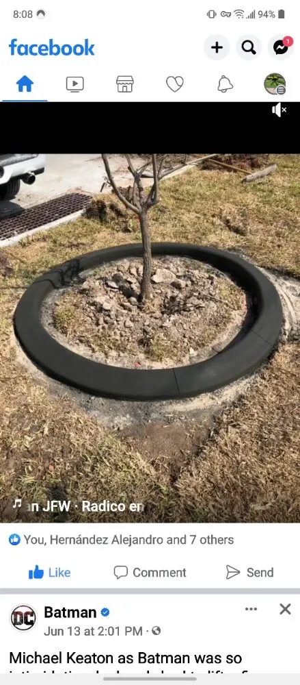 Professional outdoor landscaping for beautiful yards in McAllen, TX by Contour Curbs