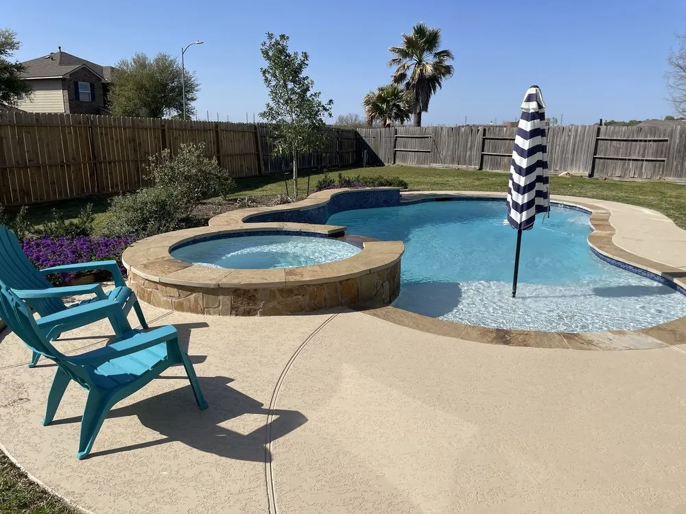 Local landscape installation in Richmond, TX by Contour Landscapes