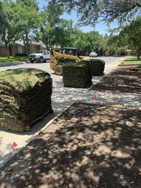 Custom lawn mowing service for outdoor upgrades in Lamesa, TX by Contreras Landscaping