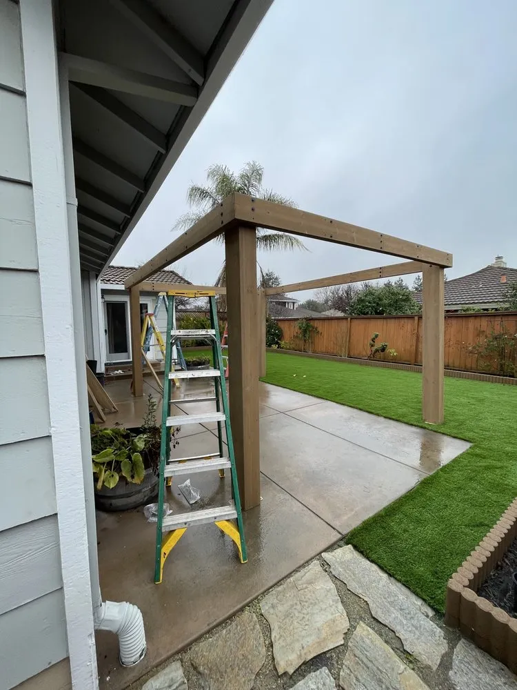 Custom landscape design in Santa Rosa, CA by Contreras Landscaping