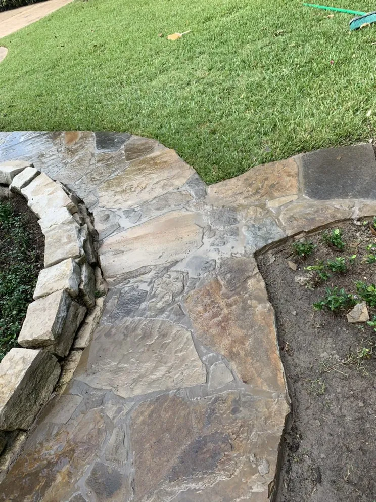 Custom garden landscaping in Fort Worth, TX - Contreras Stone