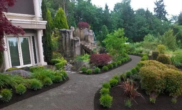 Custom landscape design for residential properties in Olympia, WA by Controlled Rain