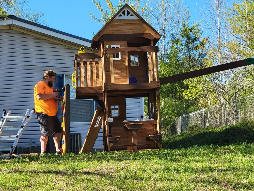 Professional yard cleanup service for outdoor upgrades across Morganton, NC - Cook's Lawn & Handyman Service