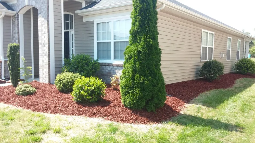 Custom residential landscaping for year-round maintenance in Harrisburg, NC by Cook's Lawn & Landscape