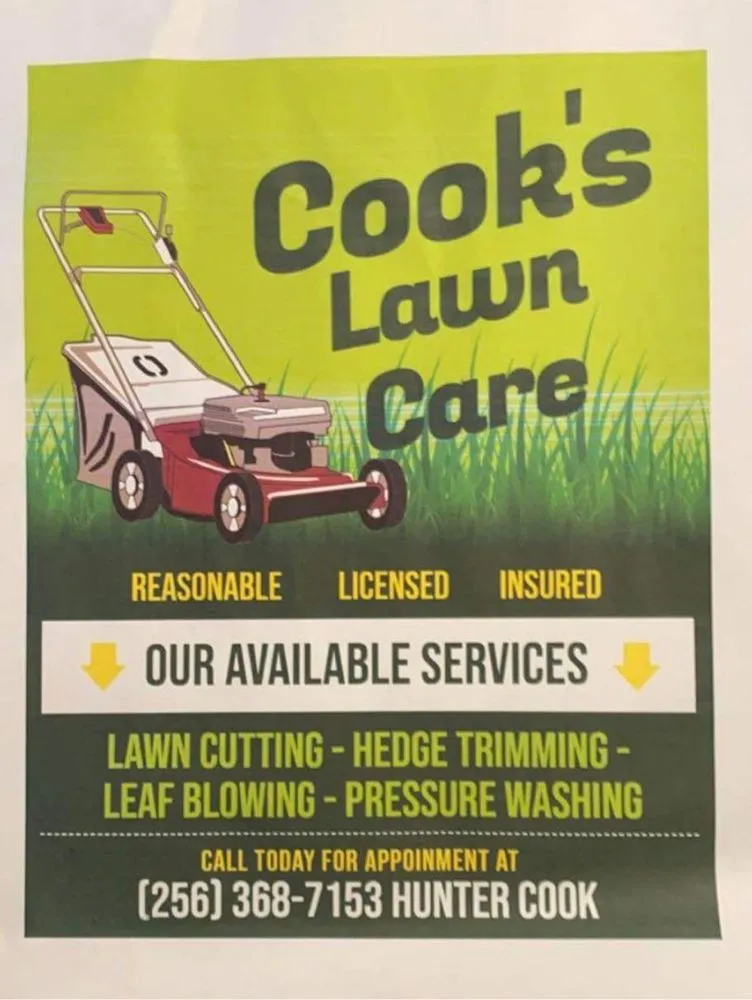 Trusted landscaping services in Talladega, AL - Cook’s Lawn Care