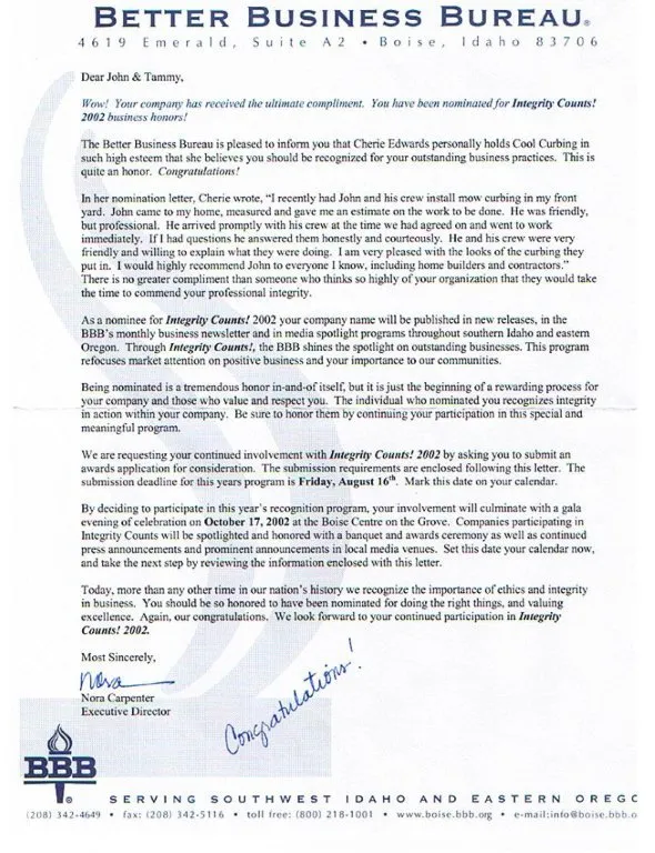 Affordable landscape design near you across Caldwell, ID - Cool Curbing