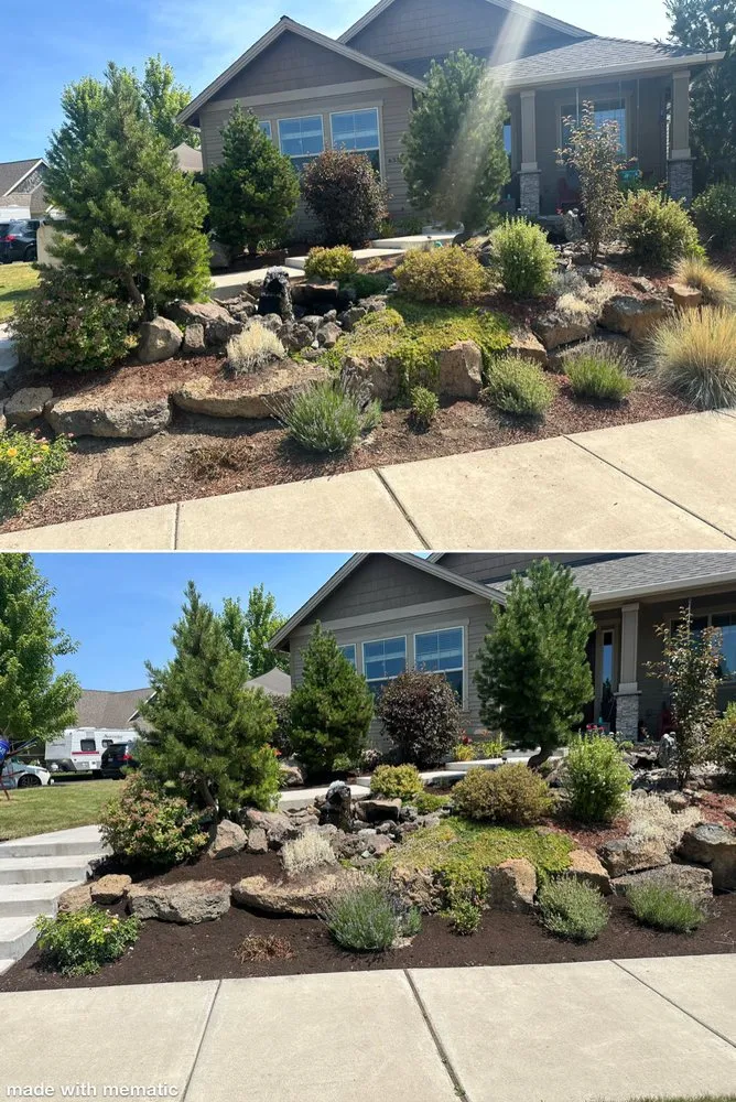 Local landscape design with custom design in Bend, OR by Cool Dad Lawn Care