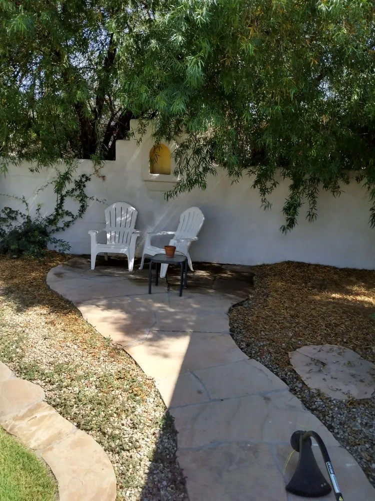 Custom garden landscaping in Tucson, AZ by Cooper Landscaping