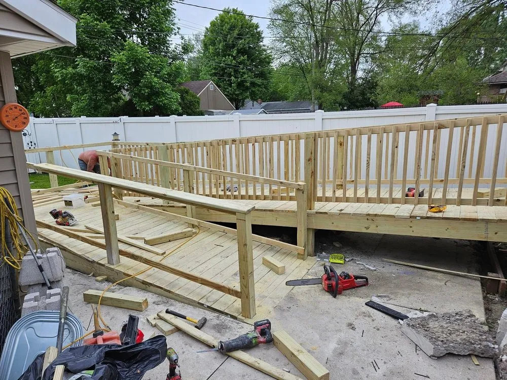 Professional lawn mowing service in Frankfort, IN by Cooper's Decks & Landscaping