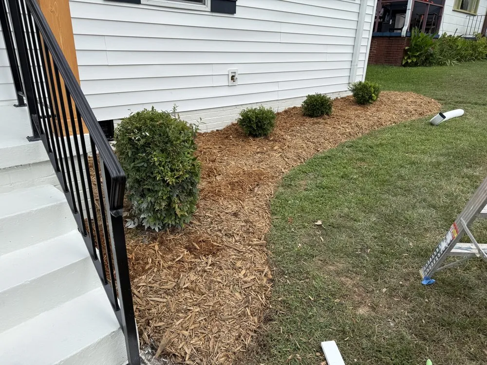Professional garden landscaping for homes in Greer, SC by Cooper’s Lawncare & Maintenance