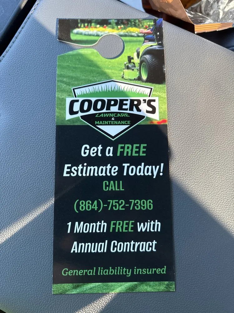 Reliable lawn mowing service for year-round maintenance in Greer, SC by Cooper’s Lawncare & Maintenance