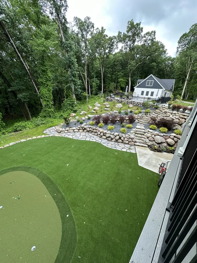 Custom landscaping services in Howell, MI by Cooper's Turf Management