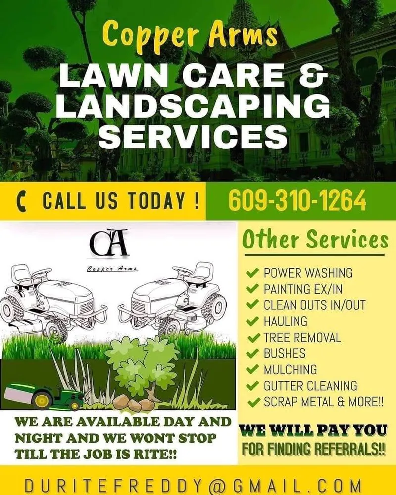 Expert outdoor landscaping for beautiful yards in Willingboro, NJ by Copper Arms