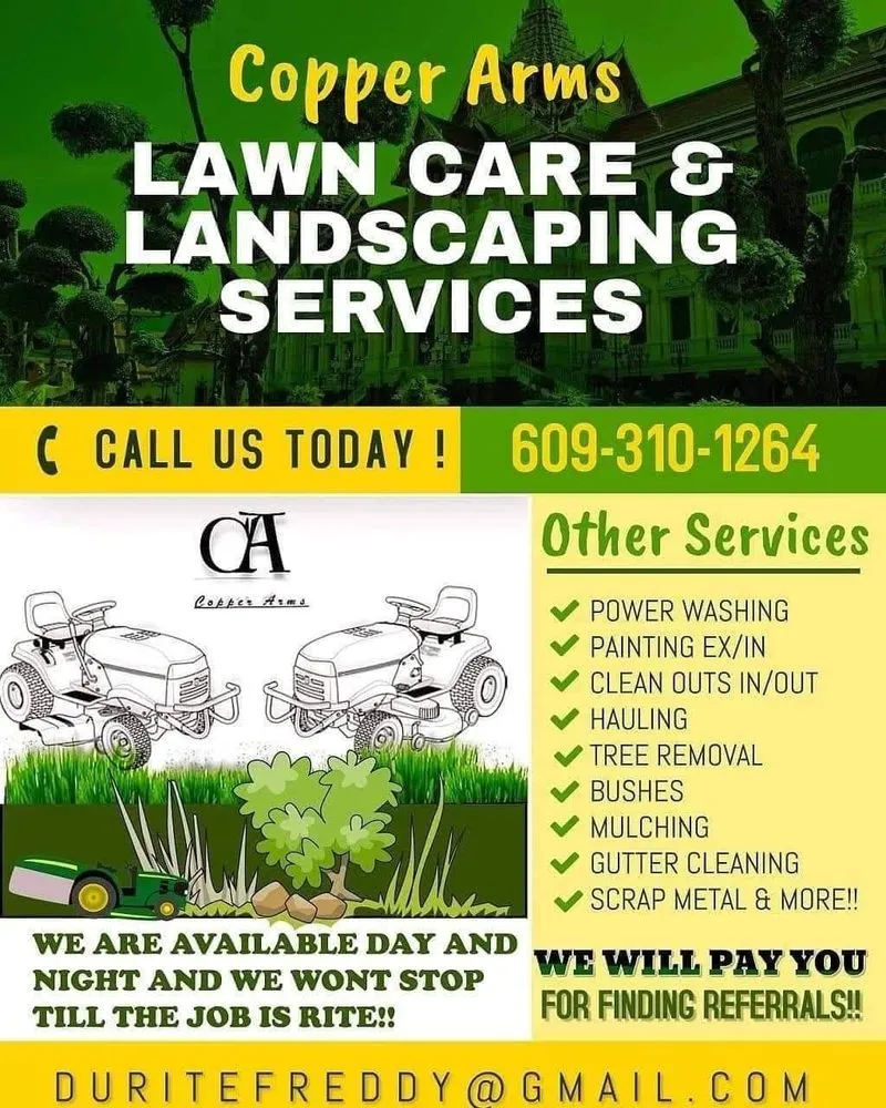 Top-rated lawn mowing service for homes in Willingboro, NJ by Copper Arms