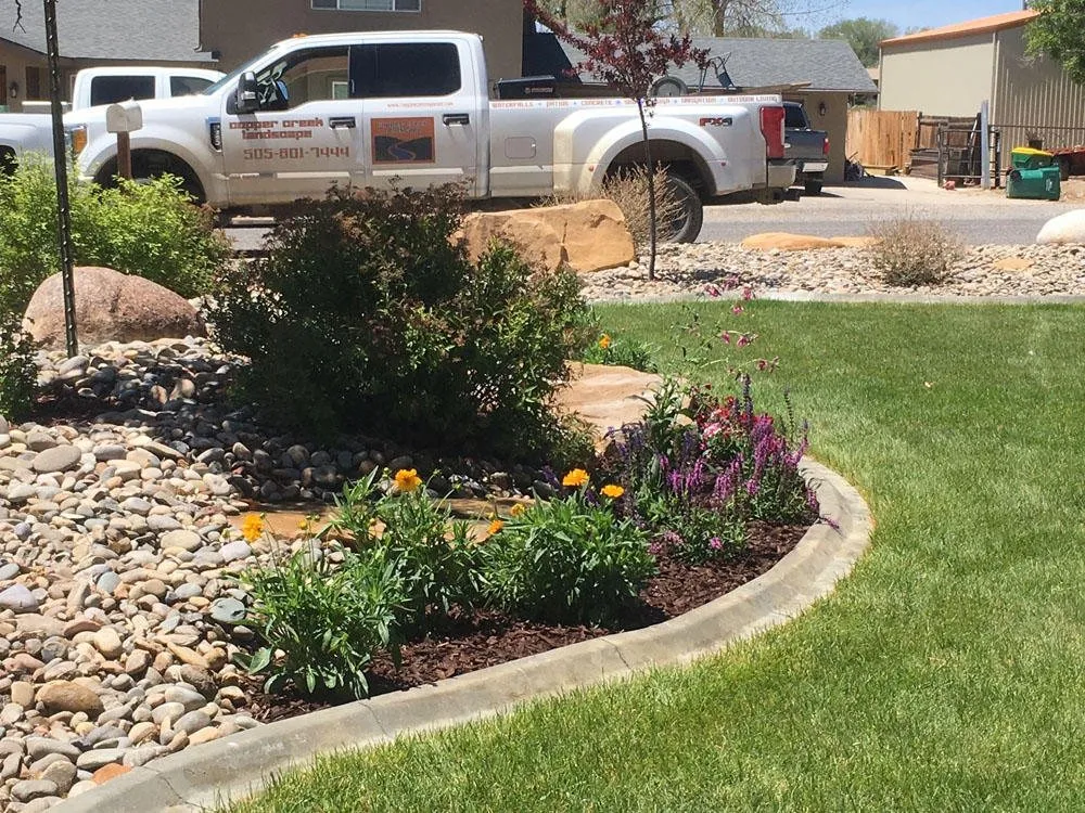 Affordable residential landscaping for beautiful yards in Farmington, NM by Copper Creek Landscape