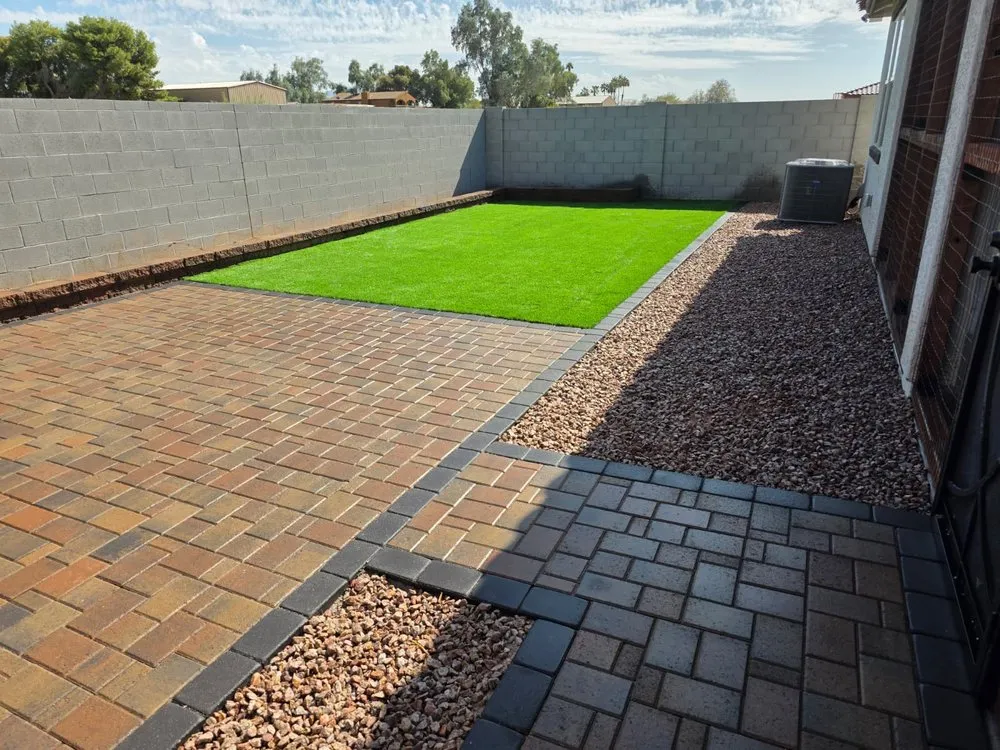 Expert landscape design for homes in Tolleson, AZ by Copper State Grading & Hardscape
