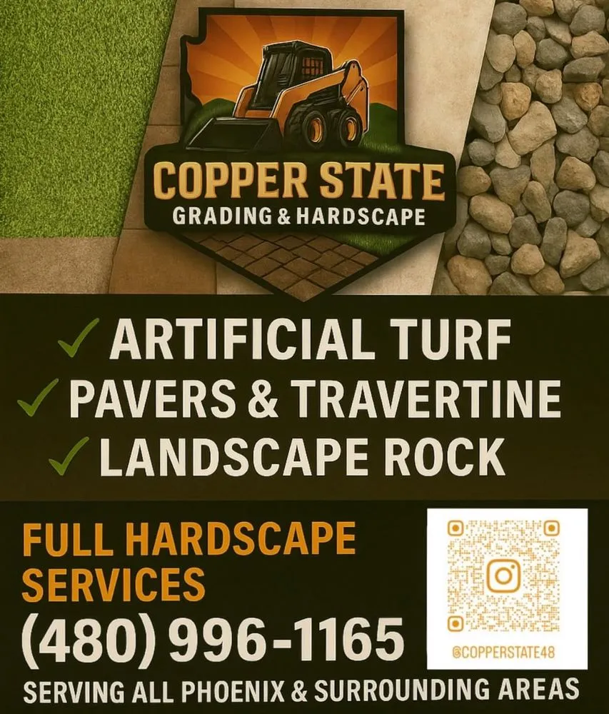 Professional landscape design experts serving Tolleson, AZ - Copper State Grading & Hardscape