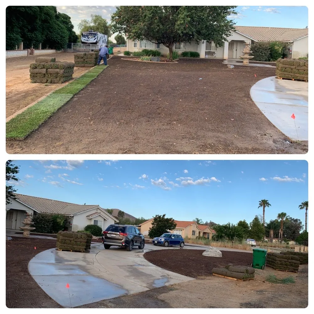 Professional lawn care service in Hemet, CA by Copperhead Landscape