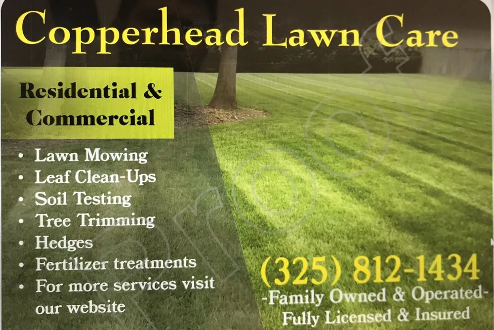 Professional landscaping services in San Angelo, TX - Copperhead Lawn Care