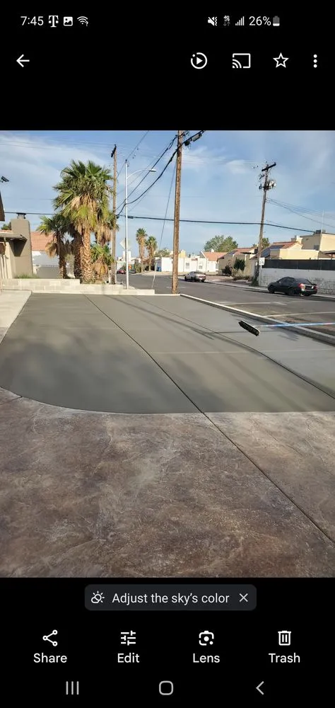 Custom landscape installation in North Las Vegas, NV by Cordon Services