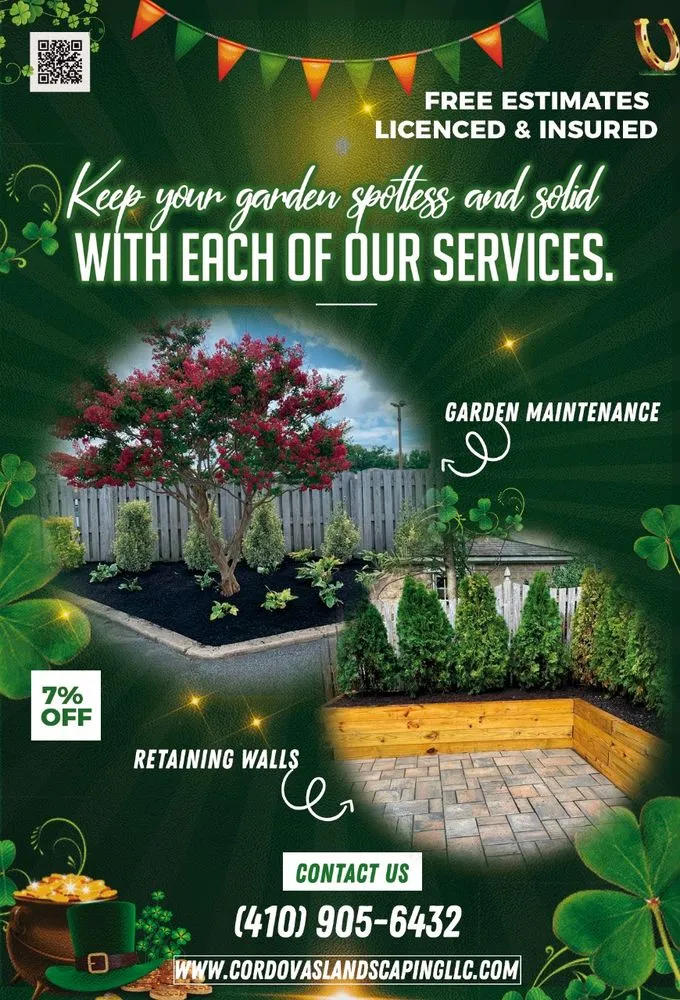 Reliable garden landscaping for year-round maintenance across Cockeysville, MD - Cordova's Landscaping