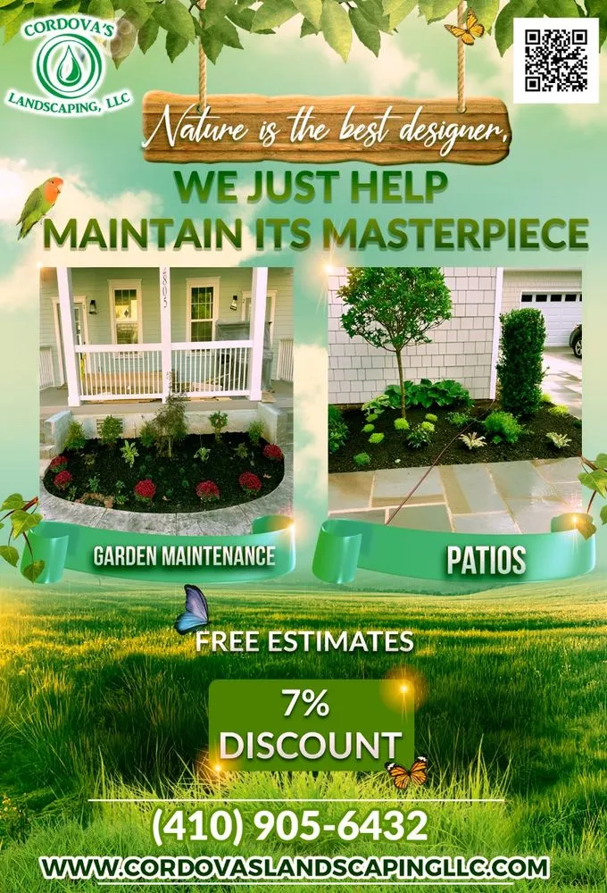 Professional landscaping services with custom design across Cockeysville, MD - Cordova's Landscaping