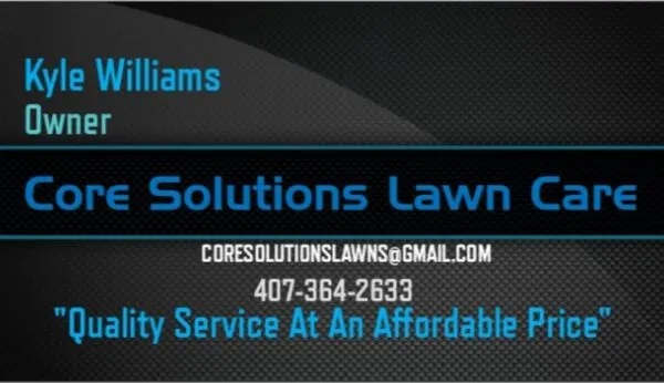 Core Solutions Lawn Care