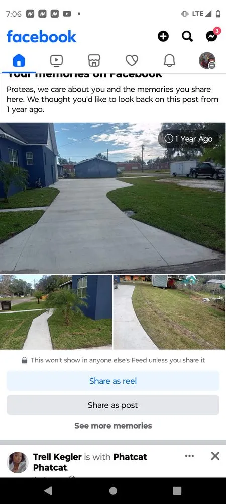Custom landscape installation in Plant City, FL by Corey S Yardcare Service